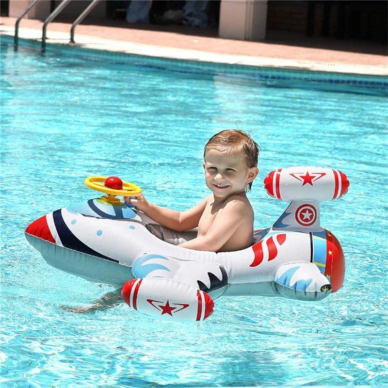 Épaississement des aéronefs créatifs, une bague de baignade, des enfants gonflables flottant flottant, une sonnerie de siège pour bébé